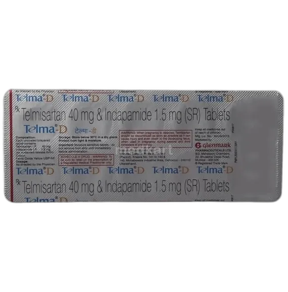 telma d 40mg tablet 10's